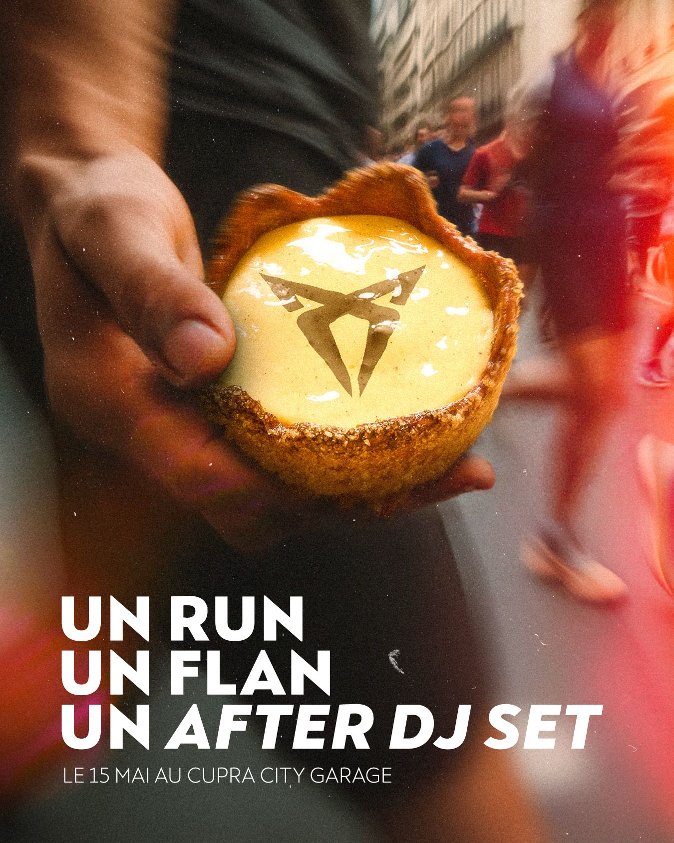 Fort de son succès, le Running Flan Club débarque au CUPRA City Garage