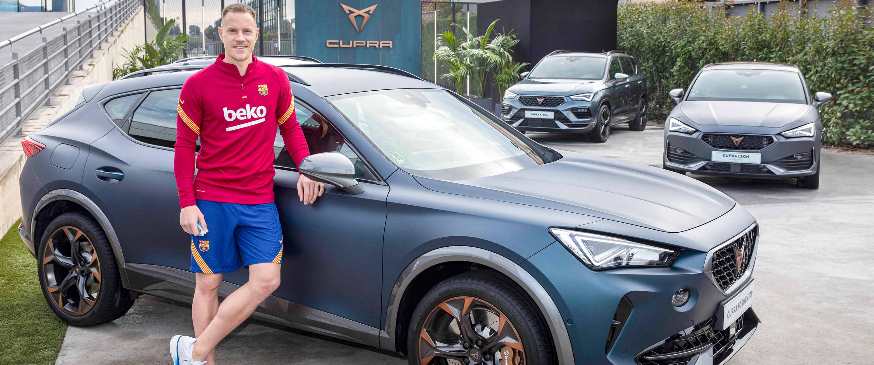  CUPRA cars customised by FCB players.