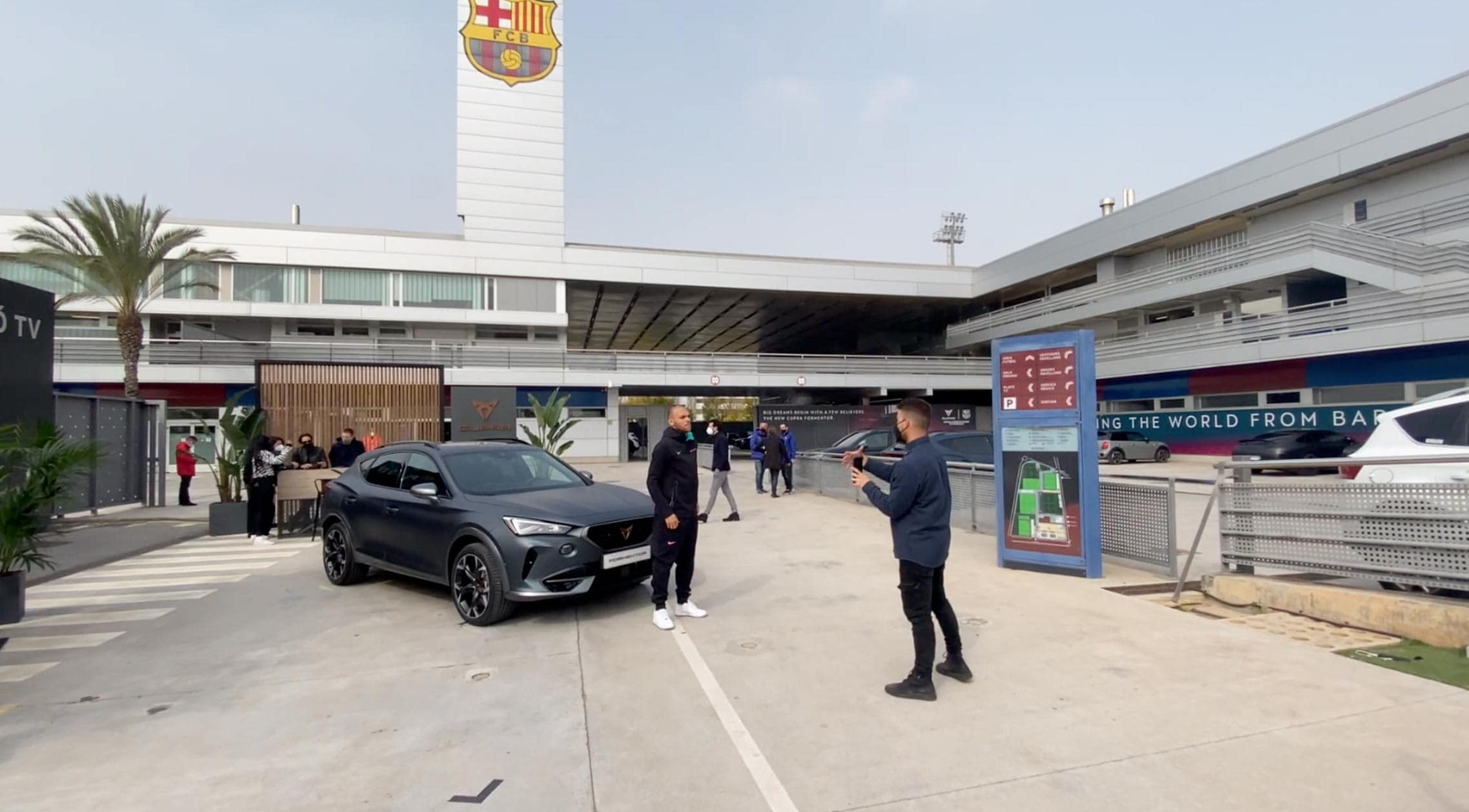 FCB car handover FCB car handover