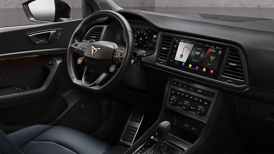 cupra-ateca-2020-roue directrice-et-boîte-de-vitesse-automatique-DSG