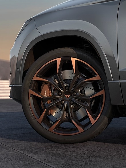 cupra ateca édition vz jantes en alliage 20 pouces et freins Brembo
