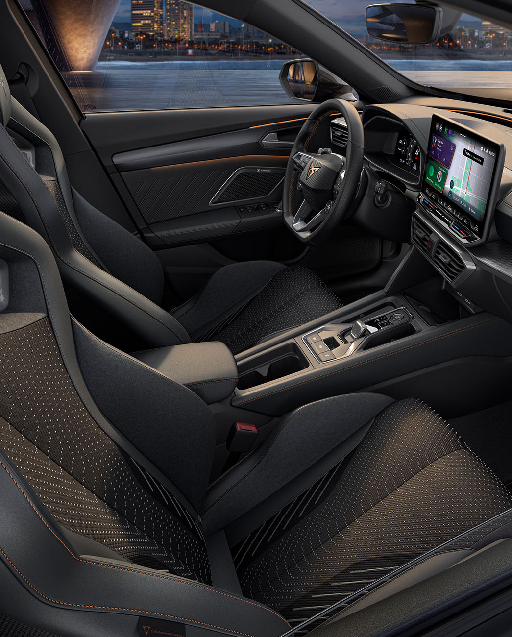 Intérieur du nouveau CUPRA Formentor 2024 Century bronze mat