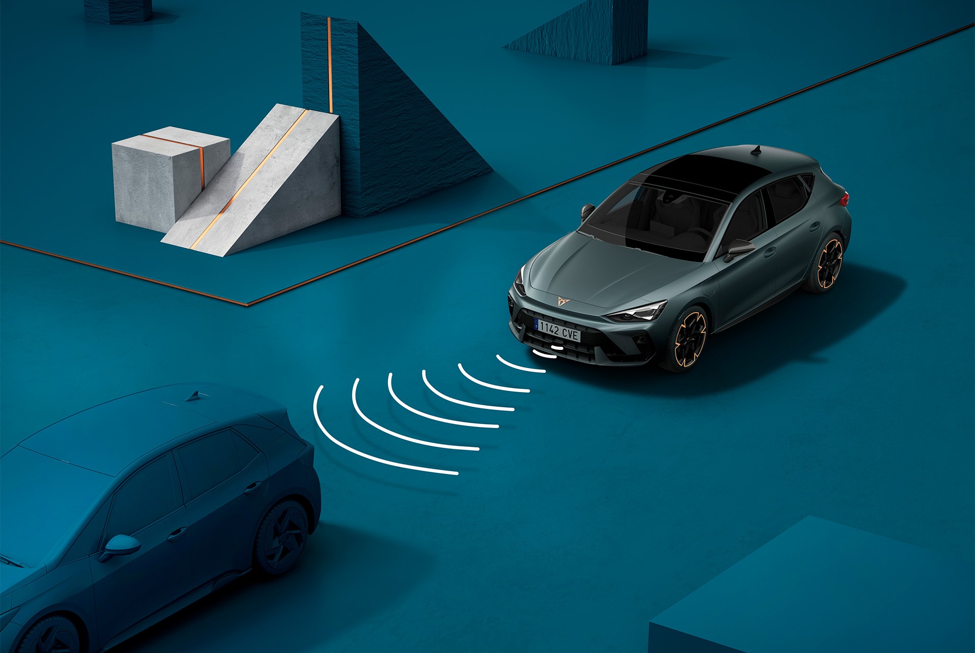 CUPRA Leon SP avec régulateur de vitesse prédictif pour une conduite plus intelligente.
