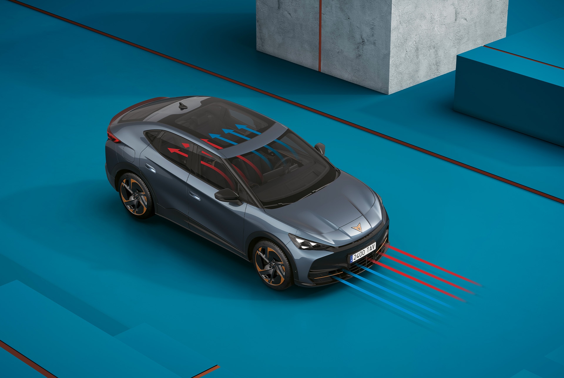 cupra tavascan 2024, aperçu de la climatisation 