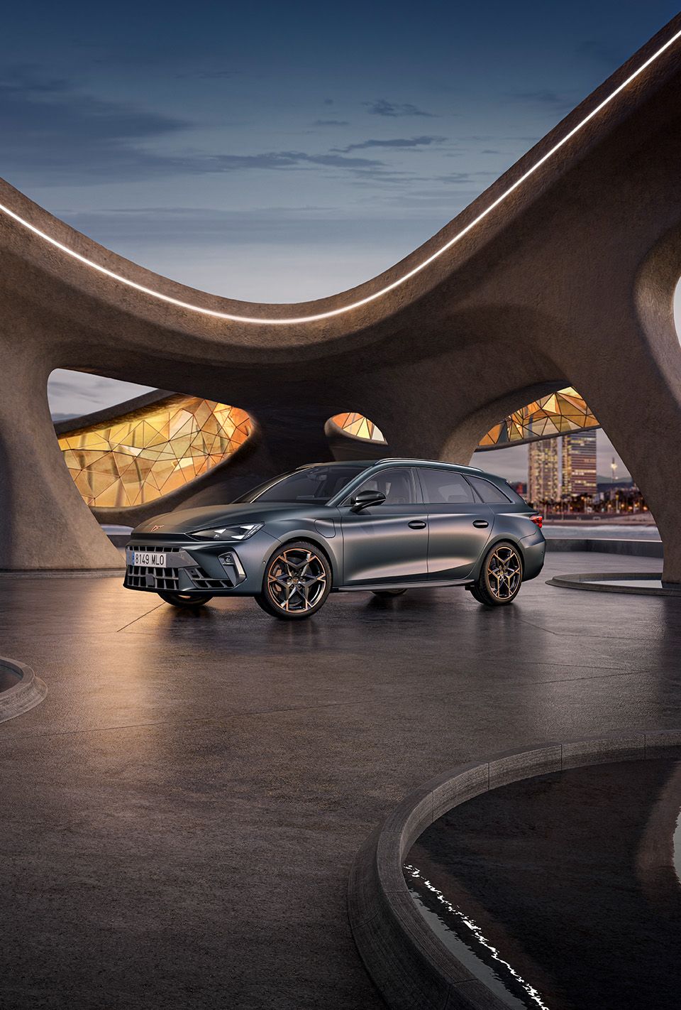 Nouvelle CUPRA Leon Sportstourer 2024 3/4 avant