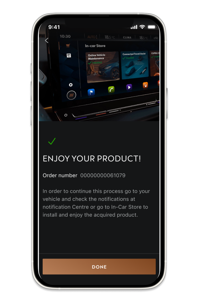 comment installer l'application CUPRA charging map