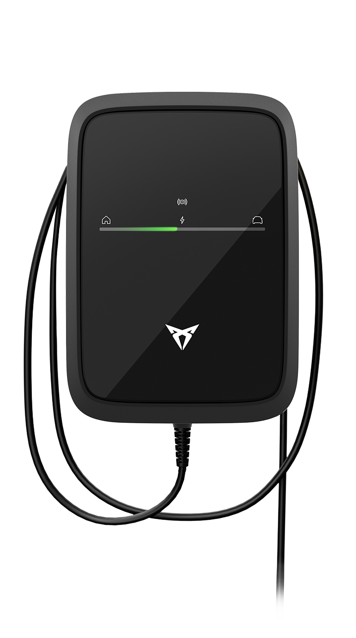 cupra charger 2 connect 11 home charger for electric vehicles and PHEV, with up to 22kw of charging output