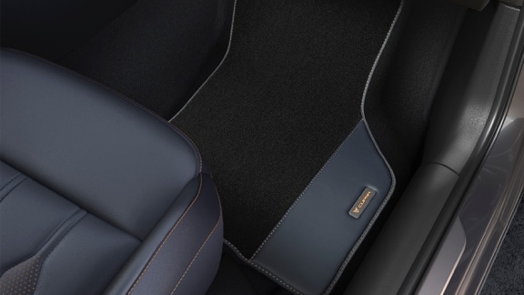 CUPRA Formentor tapis de sol bleu pétrol