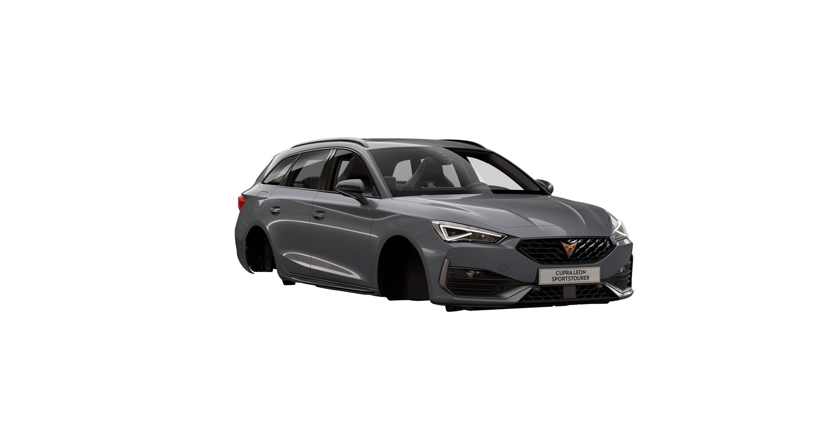 nouvelle CUPRA Leon Sportstourer e-HYBRID voiture familiale sportive disponible en couleur Gris Graphène